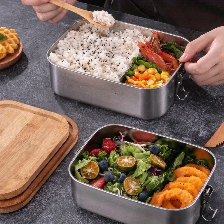 New 304 Stainless Steel Bamboo - Food Storage Oven Safe recension och pris