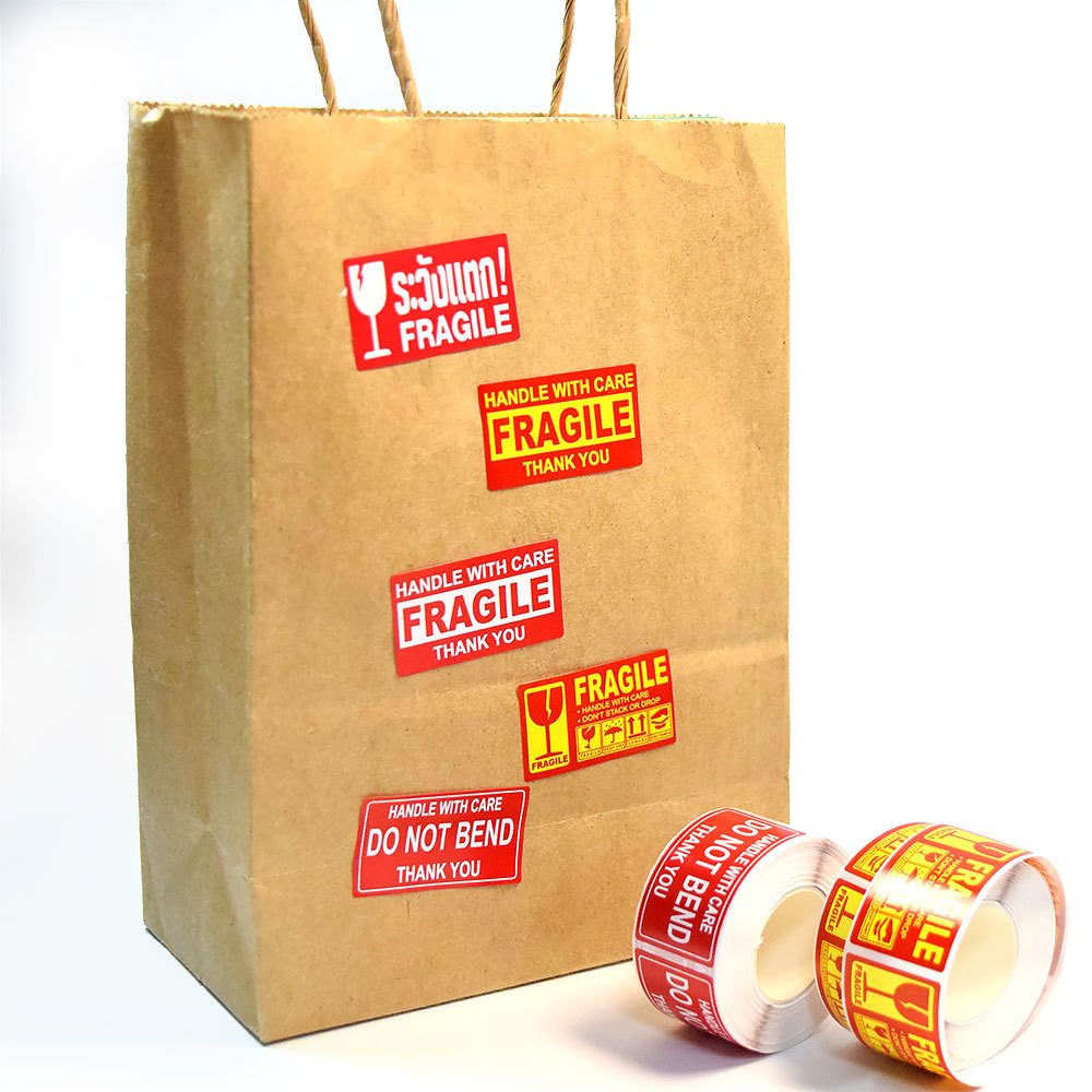 250Pcs Fragile Warning Sticker - Food Storage Labels recension och pris