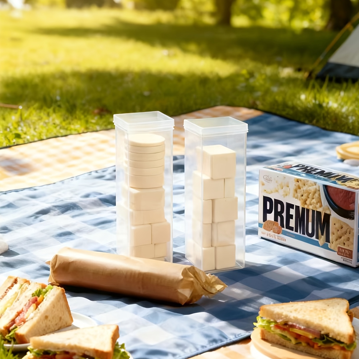Clear Rectangular Sealed Food  - Food Storage With Dividers recension och pris