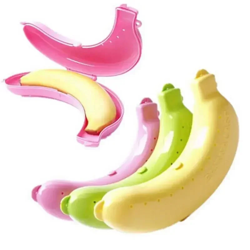 Durable Plastic Banana Contain - Food Storage Meals recension och pris