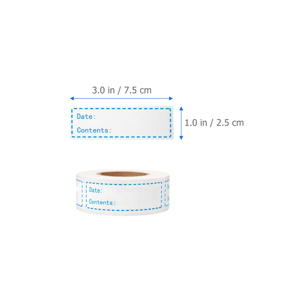 2 Rolls Peel and Stick Food La - Food Storage Labels recension och pris