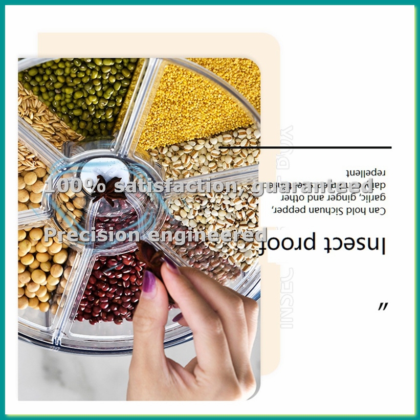6 Grid Cereal Storage Containe - Food Storage Containers recension och pris