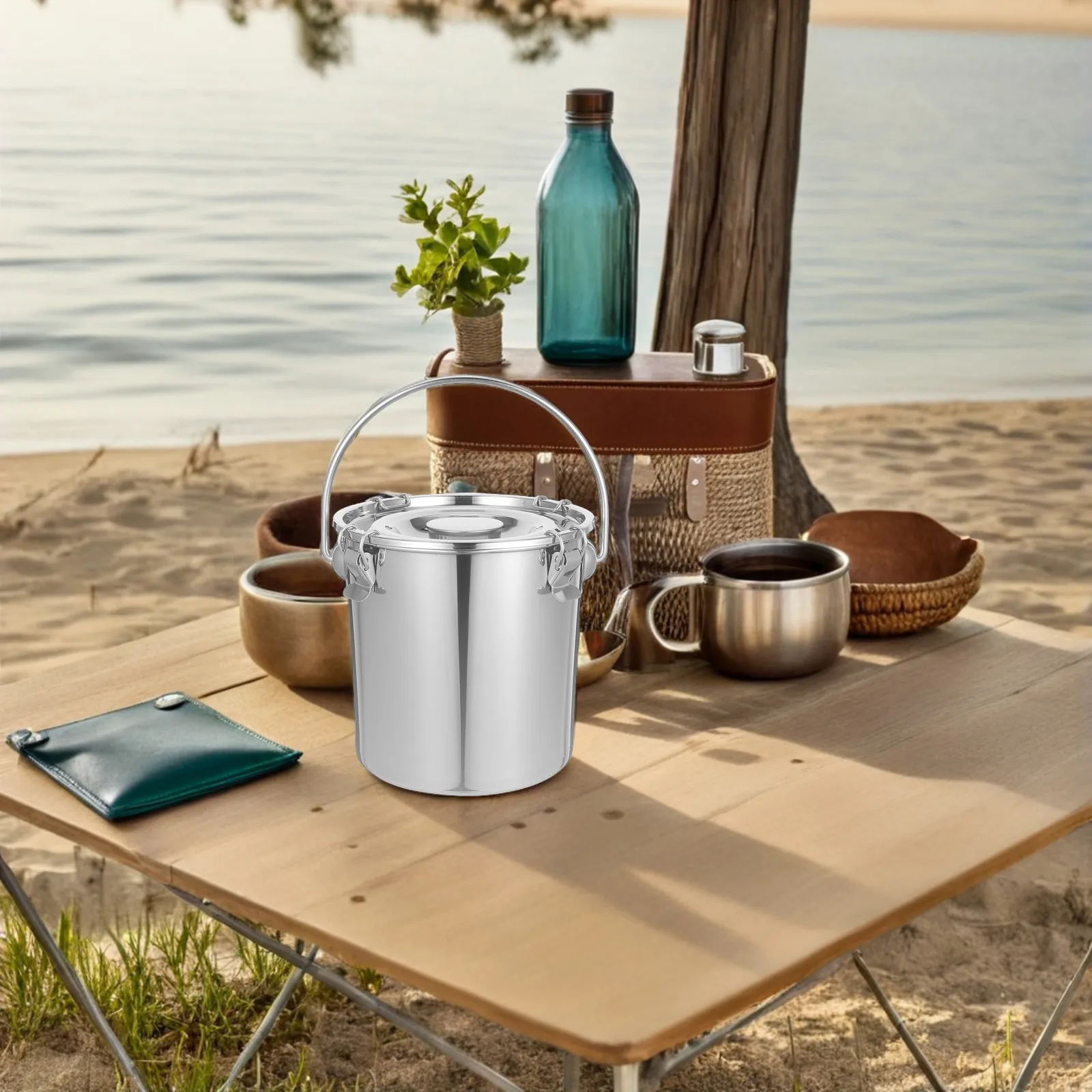 Stainless Steel Portable Seale - Food Storage Containers recension och pris