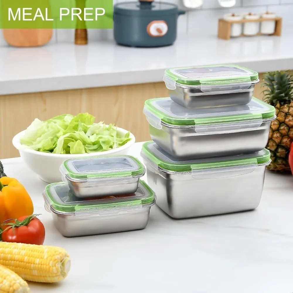 1/3 Piece Food Storage Contain - Food Storage Oven Safe recension och pris